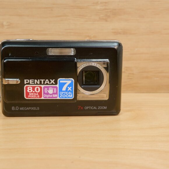 Pentax Optio Z10 8 MP Digital Camera, 7x Optical Zoom,Black - Picture 3 of 8